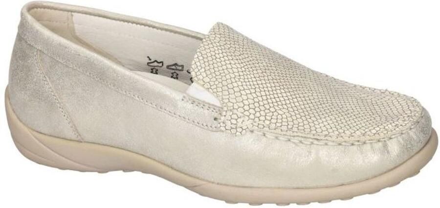 Wäldlaufer Waldlaufer -Dames zilver ballerina's & mocassins