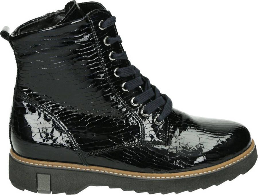 Waldläufer Waldlaufer 683801 K Kitomi Volwassenen VeterlaarzenHalf hoge  schoenen Kleur Blauw - Schoenen.nl