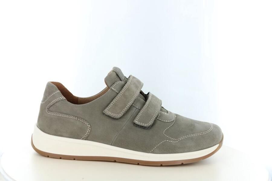 Waldläufer Heren Klittenbandschoen 686301-165-093 Taupe Wijdte K (44.5)