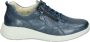 WALDLAUFER Waldläufer Lage Sneakers Dames Kalea Maat: 41 5 Materiaal: Leer Kleur: Blauw - Thumbnail 1