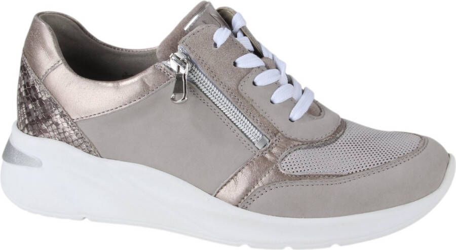 Wäldlaufer Waldlaufer 715H03-500-503 dames veterschoenen sportief (7) beige