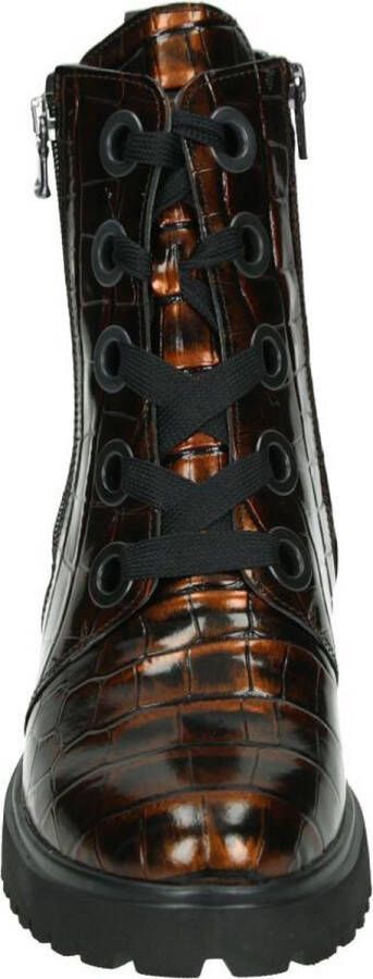 Wäldlaufer Waldlaufer 716802~H-Luise~~~~~~~~~~~~~~~~ Hoge sneakersVeterlaarzenDames veterschoenenDames sneakersHalf-hoge schoenen Bruin - Foto 3