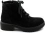 Wäldlaufer Waldläufer Dames Veterboot 716807-195-001 Zwart Wijdte H (41) - Thumbnail 1