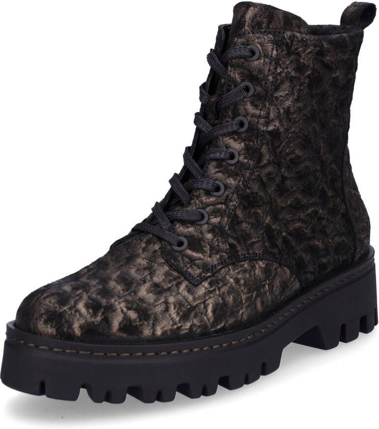 Wäldlaufer Waldlaufer 732808-146-038 dames veterboots sportief (5) metallic
