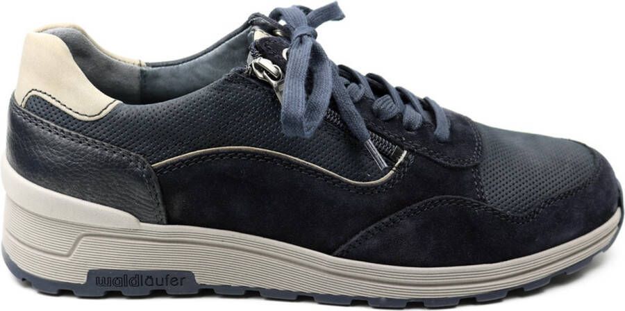 Wäldlaufer Heren Veterschoenen Waldlaufer 734007-412-302 Etienne Donkerblauw