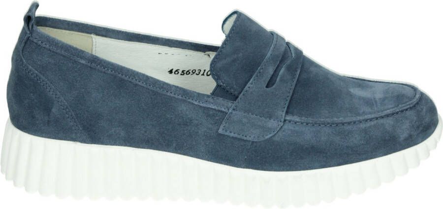 WALDLAUFER Waldläufer Instappers Dames H-lorela 41 5 Suède Blauw