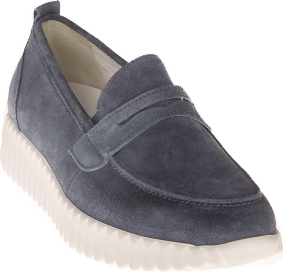 WALDLAUFER Waldläufer Instappers Dames H-lorela Maat: 41 5 Materiaal: Suède Kleur: Blauw - Foto 4