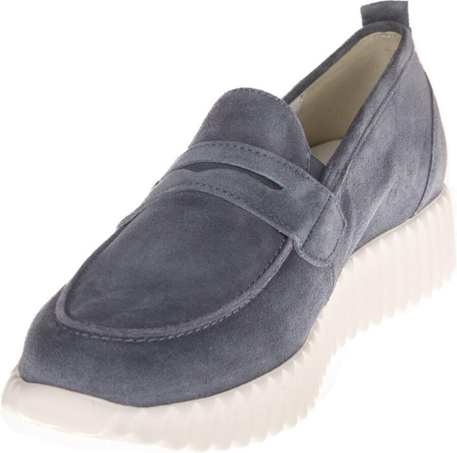 WALDLAUFER Waldläufer Instappers Dames H-lorela Maat: 41 5 Materiaal: Suède Kleur: Blauw - Foto 3