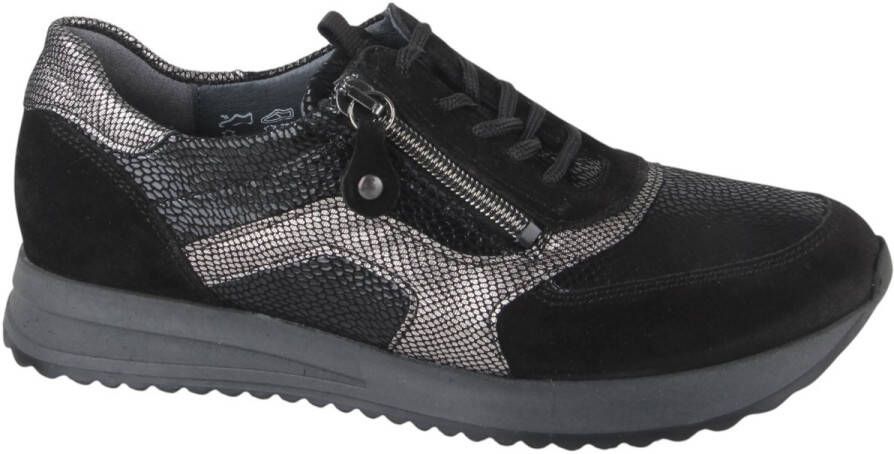 Wäldlaufer Waldlaufer 752004-406-001 dames veterschoenen sportief (8) zwart