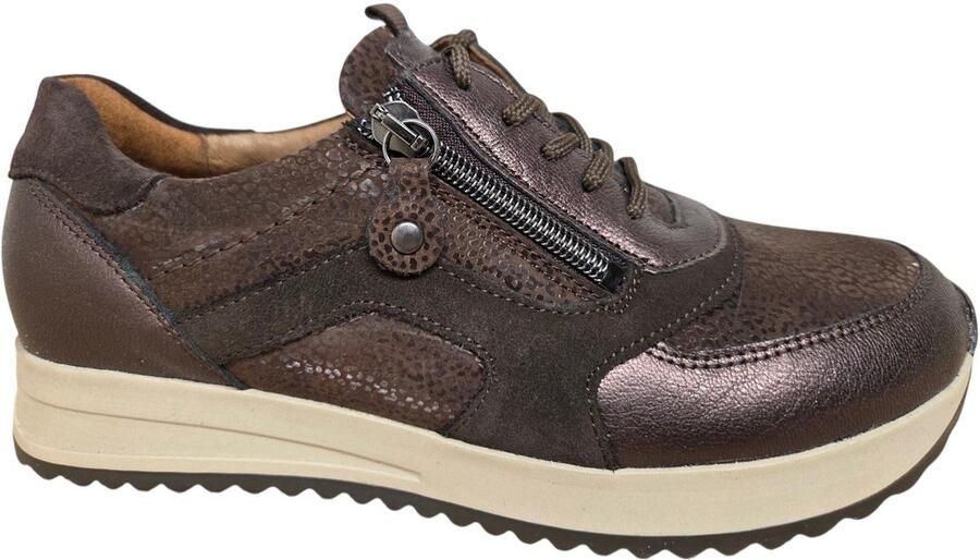 Wäldlaufer Waldlaufer 752004 411 192 Vicky Sneakers Bruin Leer en Suede Bruin