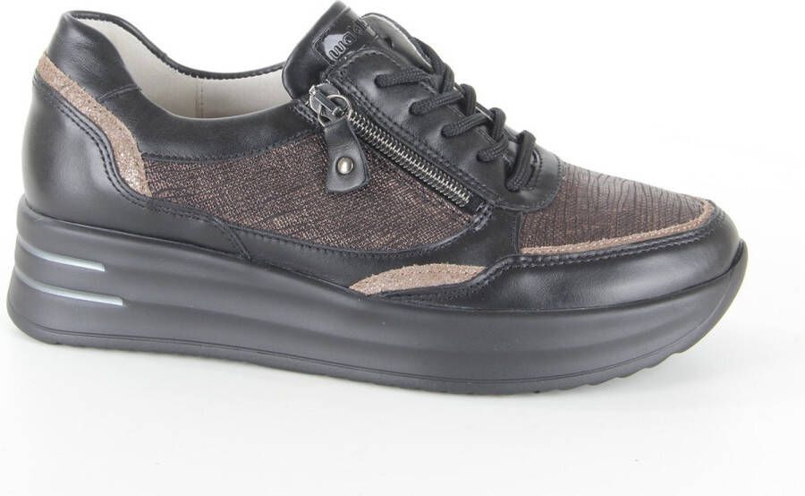 Wäldlaufer Waldlaufer 755004-H-Arianna~~~~~~~~~~~~~~ Lage sneakersDames sneakers Zwart