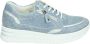 Wäldlaufer Waldläufer ARIANNA 755004 312 263 Jeans blauw kleurige dames sneakers met rits - Thumbnail 3