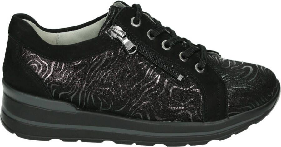 Wäldlaufer Waldlaufer 807001~M-Sarah~~~~~~~~~~~~~~~~ Lage sneakersDames sneakers Zwart