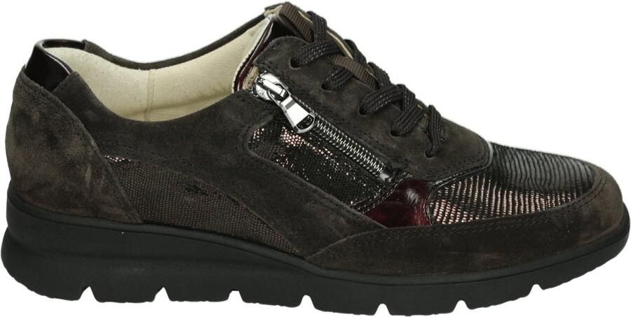 Wäldlaufer Dames Sneakers Waldlaufer H-bruni Darkbrown 902001 Donkerbruin