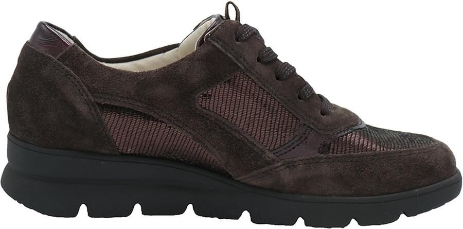 Wäldlaufer Dames Sneakers Waldlaufer H-bruni Darkbrown 902001 Donkerbruin
