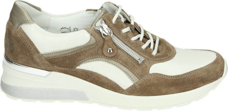 Wäldlaufer Waldlaufer 939011~H~Clara~~~~~~~~~~~~~~~~ Lage sneakersDames sneakers Wit beige