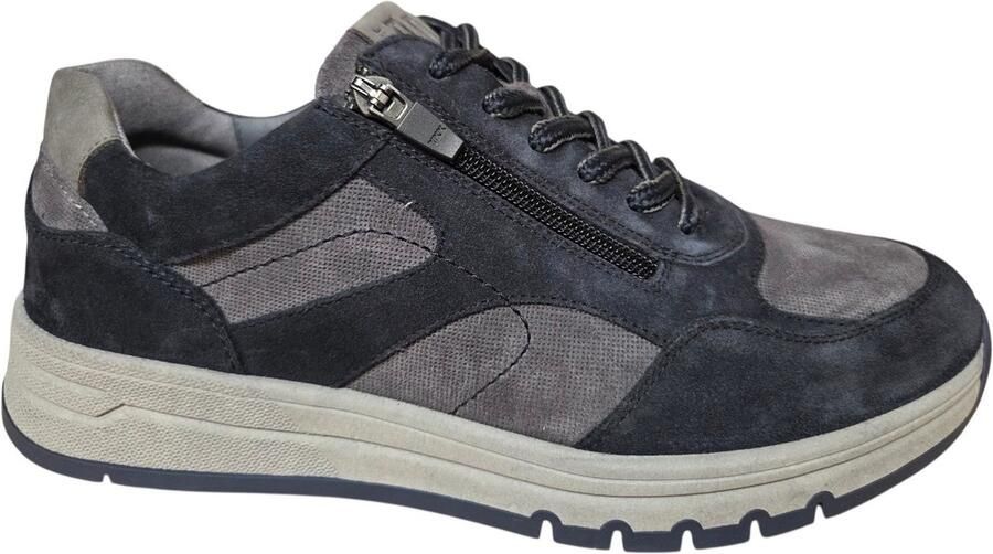 Wäldlaufer Waldlaufer 952004 302 806 H Sneakers Blauw Nubuck Heren Breedtemaat H Blauw