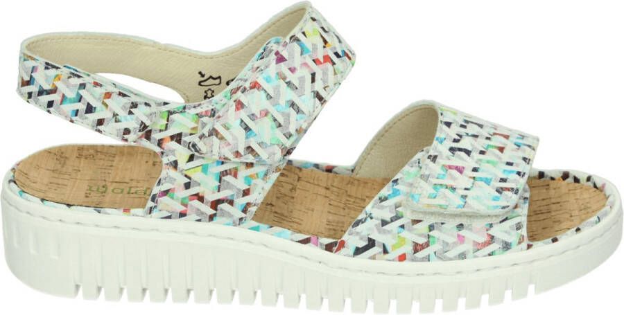 Waldläufer Waldlaufer 955001-H-Willow~~~~~~~~~~~~~~~ Sandalen met hakDames Sandalen Wit beige