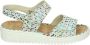 Waldläufer Waldlaufer 955001-H-Willow~~~~~~~~~~~~~~~ Sandalen met hak s Sandalen Wit beige - Thumbnail 2