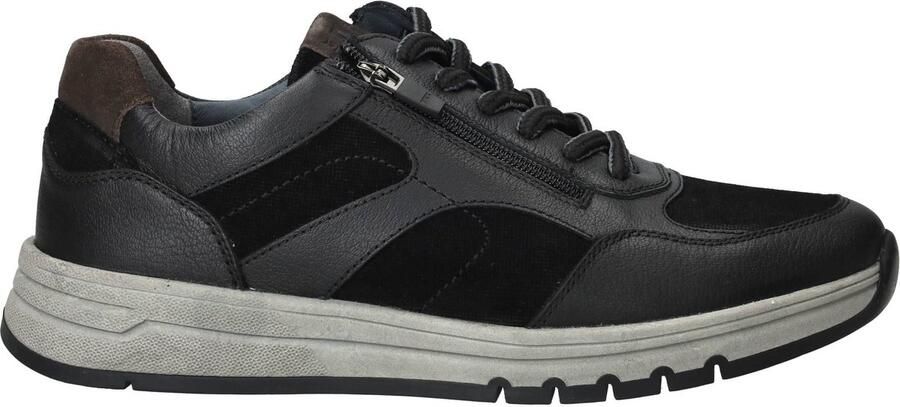 Waldläufer Waldlaufer Anton Veterschoenen Heren Zwart