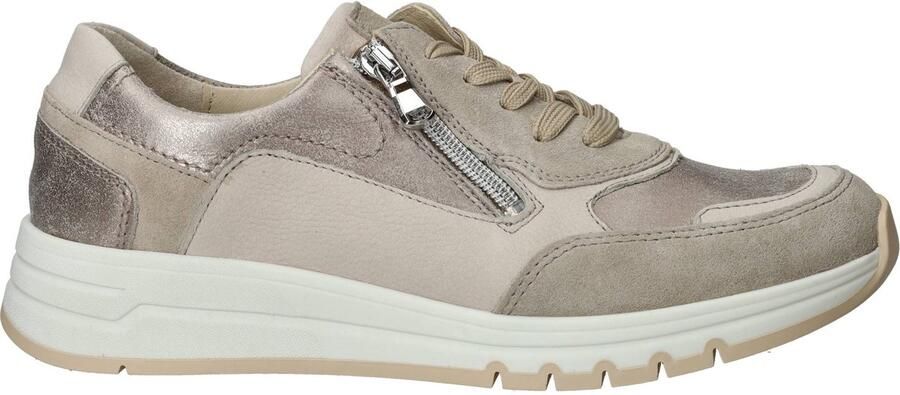 Waldläufer Dames Sneaker 957007-500-083 Beige Combi Wijdte H (37.5) - Foto 3