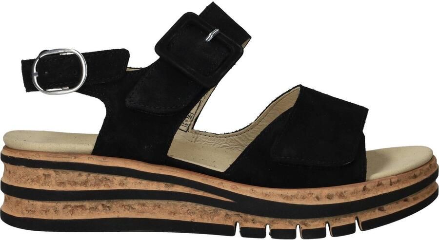 Wäldlaufer Waldlaufer Sandaal 677001 195 001 Zwart Wijdte K - Foto 2