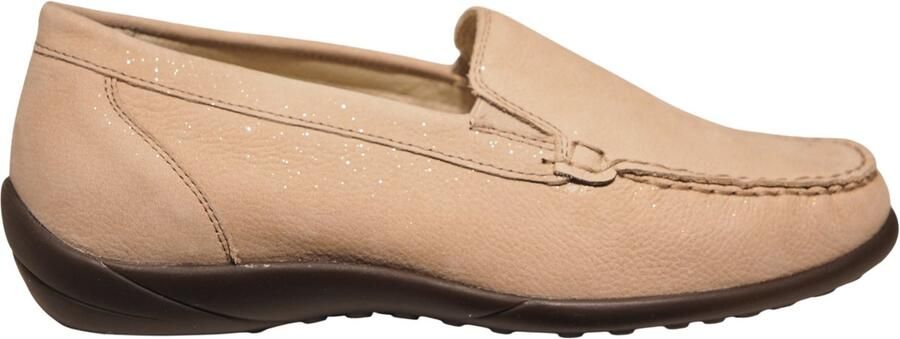 Wäldlaufer Waldlaufer beige leren dames instappers