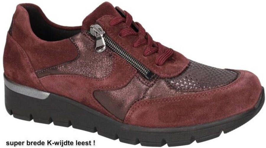 Wäldlaufer Waldlaufer -Dames bordeaux sneakers