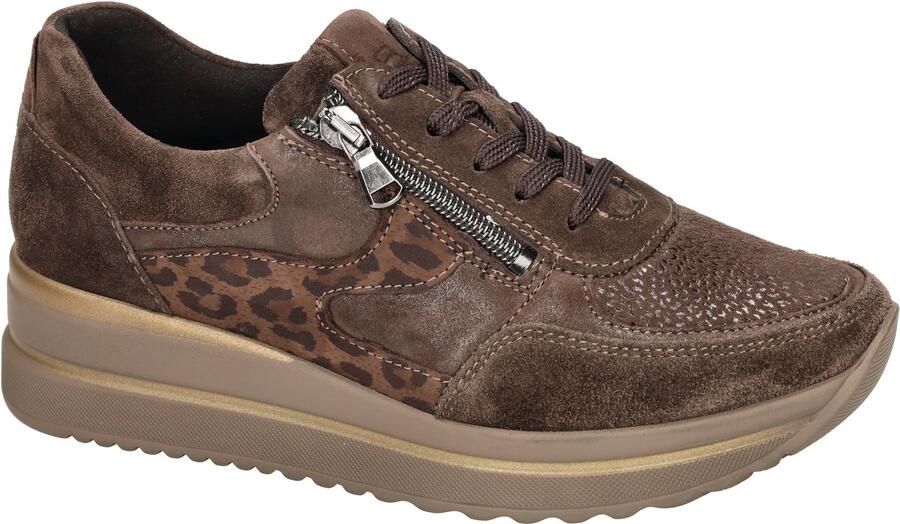 Wäldlaufer Waldlaufer -Dames bruin donker sneakers