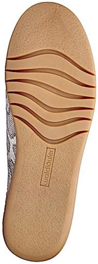 Wäldlaufer Waldlaufer Dames Instappers & Ballerina's Wijdte H Snake 951503 Beige