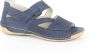Wäldlaufer Waldlaufer 342025-H-Heliett~~~~~~~~~~~~~~ Sandalen met hakDames Sandalen Blauw - Thumbnail 1