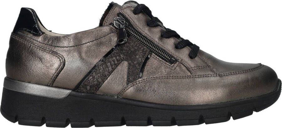 Wäldlaufer Waldläufer Dames Sneaker 626001-329-990 Grijs Metallic Wijdte K (38.5)