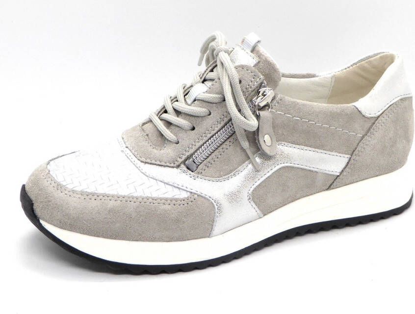 Wäldlaufer Waldläufer Dames Sneaker 752003-301-658 Grijs Zilver Wijdte H ½