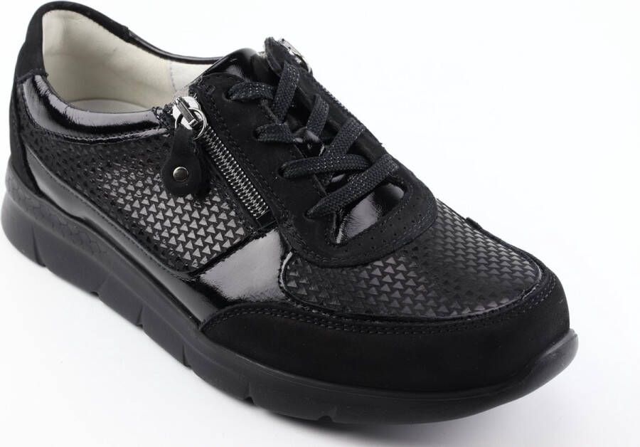 Wäldlaufer Waldläufer Dames Veterschoen 66100- 31- 001 Zwart Wijdte K (40.5) - Foto 2