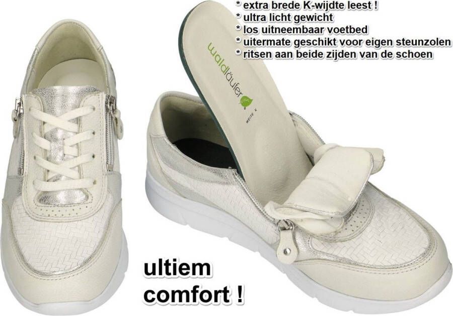Waldläufer Waldlaufer -Dames wit sneakers