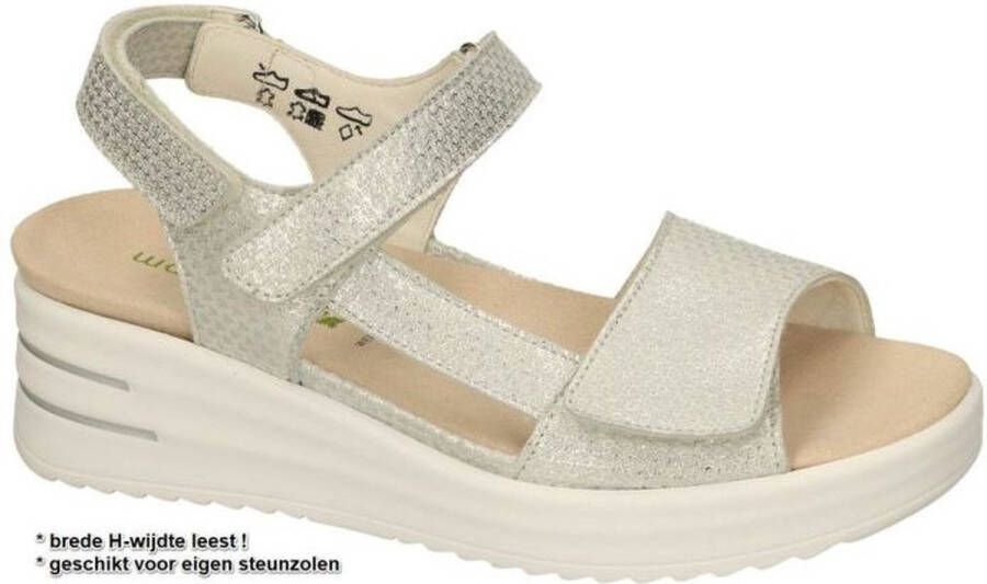 Wäldlaufer Waldlaufer 795008~H-Dina~~~~~~~~~~~~~~~~~ Sandalen met hakDames Sandalen Metallics