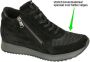 Waldläufer Waldlaufer -Dames zwart sneakers - Thumbnail 1