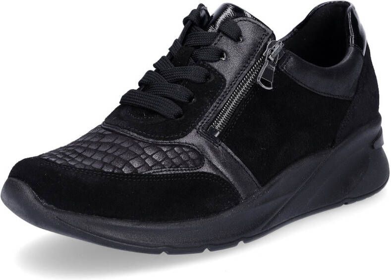 Wäldlaufer Waldläufer OrthoTritt Dames Sneaker 715H02-400-001 Zwart Wijdte H