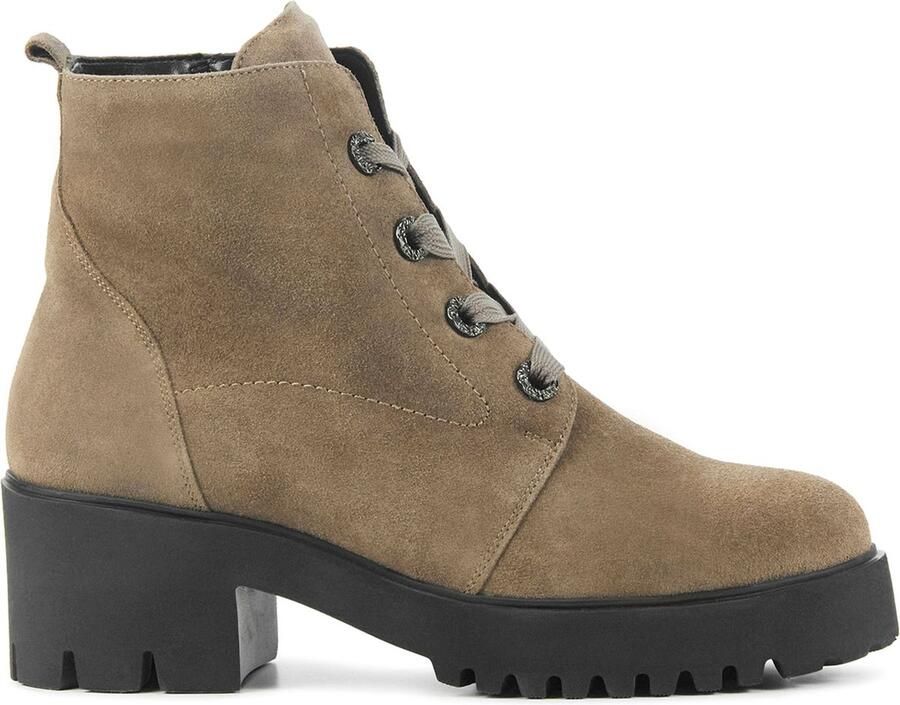 WALDLAUFER Waldläufer Enkellaarsjes Dames 608802 Maat: 41 Materiaal: Suède Kleur: Beige - Foto 2