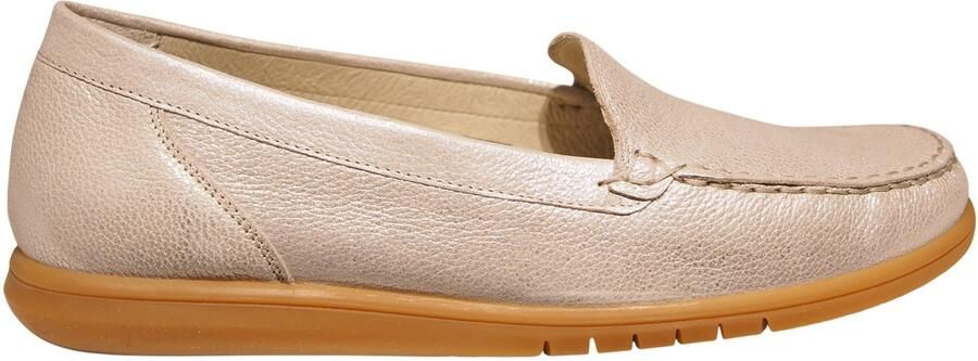 Wäldlaufer Waldlaufer goudkleurige leren dames instappers
