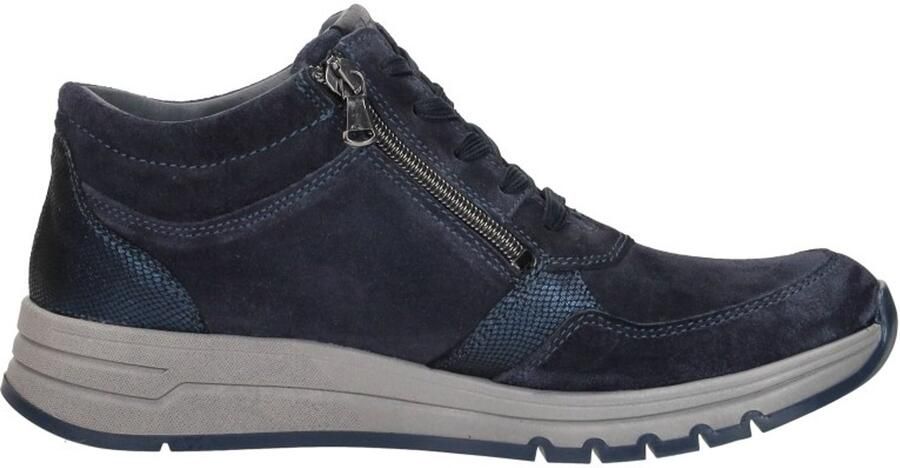 Wäldlaufer Waldlaufer H-April Veterschoenen Hoog blauw