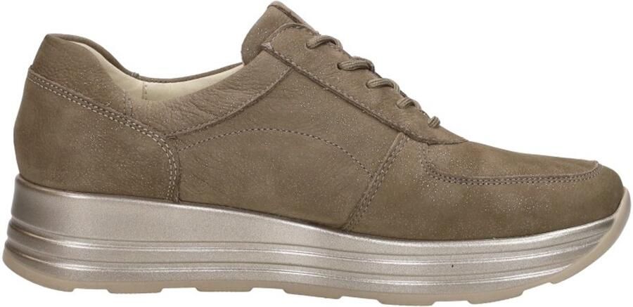 Wäldlaufer Waldlaufer H-Lana Veterschoenen Laag taupe