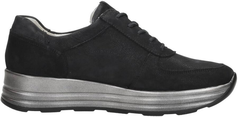 Wäldlaufer Waldlaufer H-Lana Veterschoenen Laag zwart