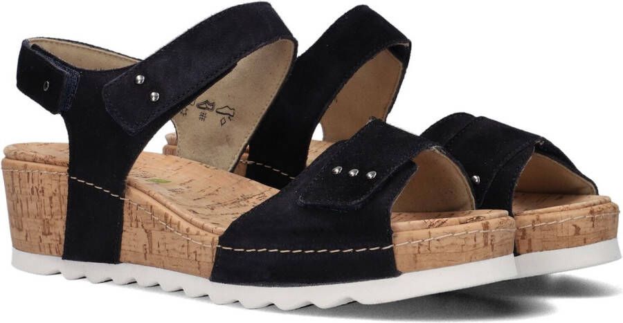 WALDLAUFER Waldläufer Sandalen Dames H-marla Maat: 41 5 Materiaal: Suède Kleur: Blauw