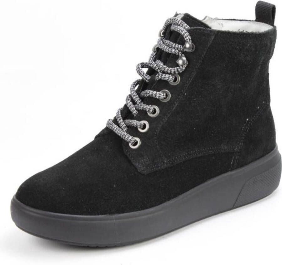 Waldläufer Veterlaarsje H-Vivien 763701 130 001 Zwart Dames