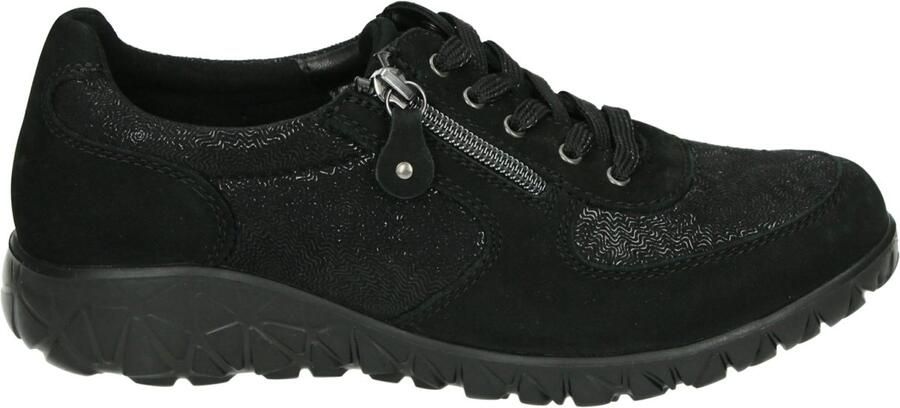 Wäldlaufer Waldlaufer H89001-Havy Dames veterschoenen Zwart