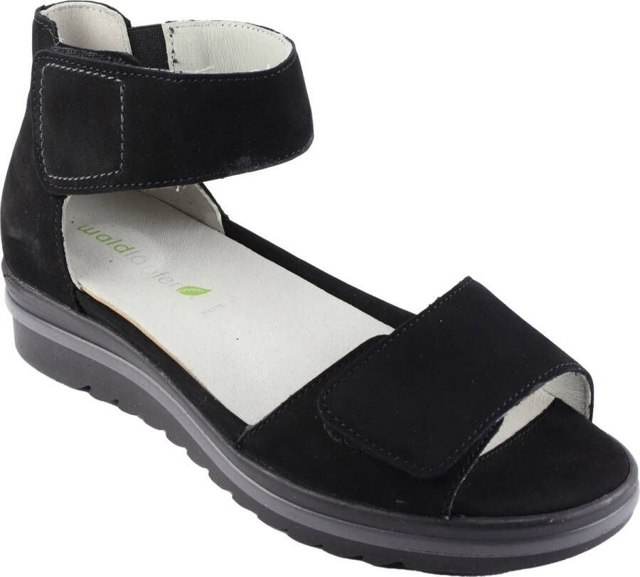 Wäldlaufer Waldlaufer 351005-H-Hakura~~~~~~~~~~~~~~~ Sandalen met hakDames Sandalen Zwart