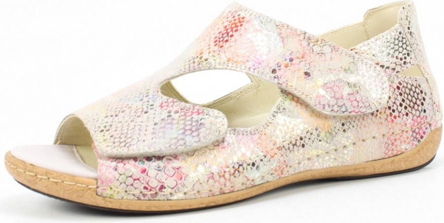 Waldläufer Waldlaufer 342024-H-Heliett~~~~~~~~~~~~~~ Sandalen met hakDames Sandalen Wit beige