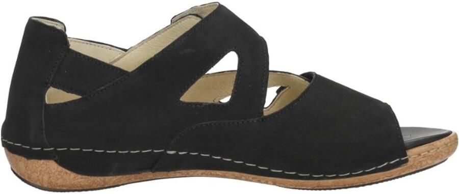 Wäldlaufer Waldlaufer Heliett Sandalen Plat zwart