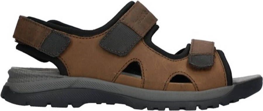 Waldläufer WALDLAUFER HEREN SANDALEN BRUIN 746002 200 838 H-TARO CRAZY HORSE TABAK SCHWARZ